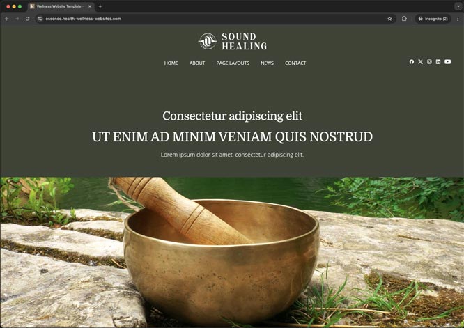 Image of header section